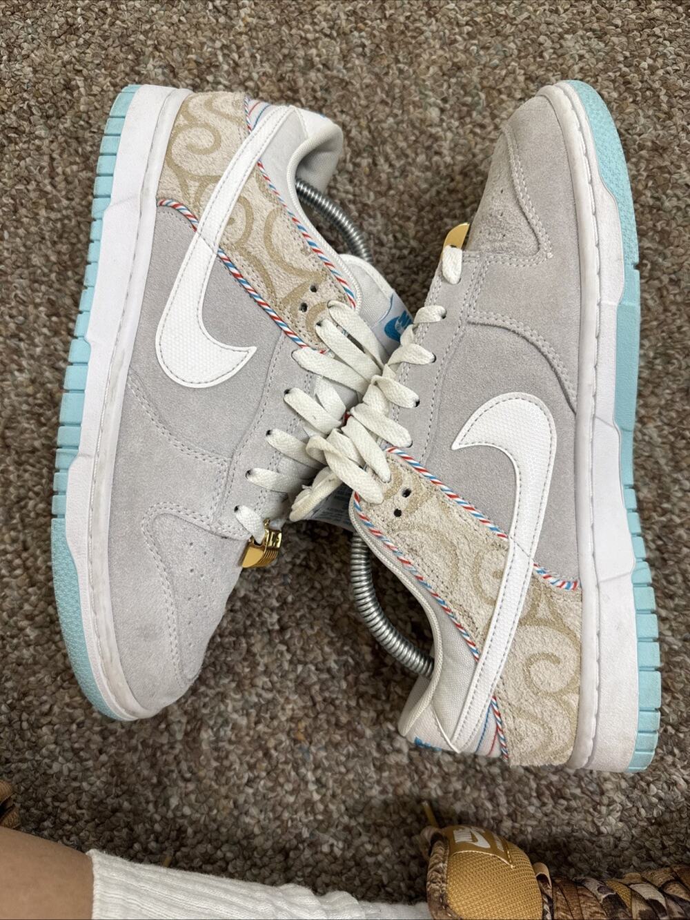 Size 8.5 - Nike Dunk SE Low Barber Shop - Grey